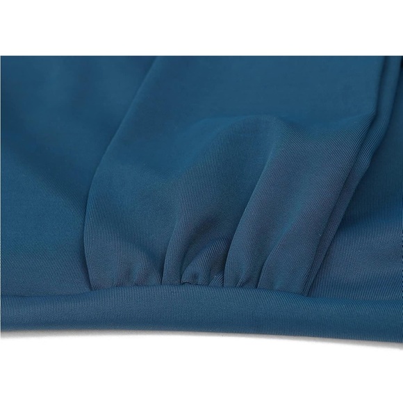 Women's‎ Slimming One Piece Swimsuit Tummy Control Bathing Suit Ruffle Size S - Picture 5 of 7